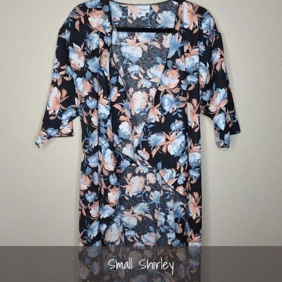 LuLaRoe Shirley Kimono NWT Size Small Floral Cover - Picture 1 of 2